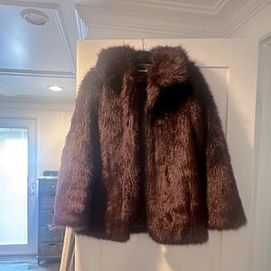 Express faux fur jacket